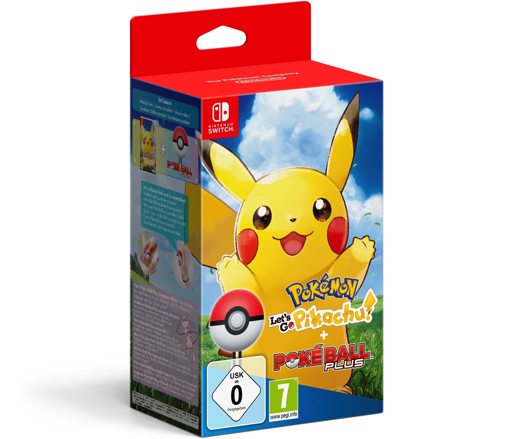NINTENDO Pokmon Let's Go: Pikachu + Pokball Plus per Nintendo Switch